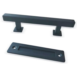 Kovové madlo pre SPD systém, pozinkované, 25x25mm, L 300 mm, RAL 9005 matná čierna Kovové madlo pre SPD systém, pozinkované, 25x25mm, L 300 mm, RAL 9005 matná čierna